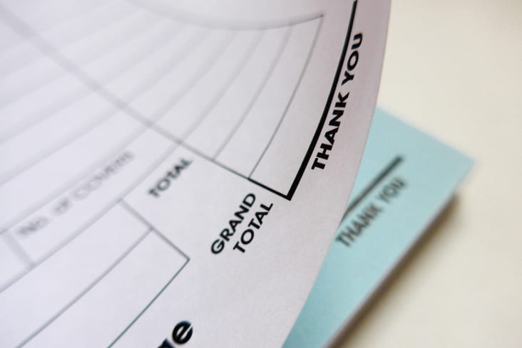 NCR (no carbon required) pad — further detail